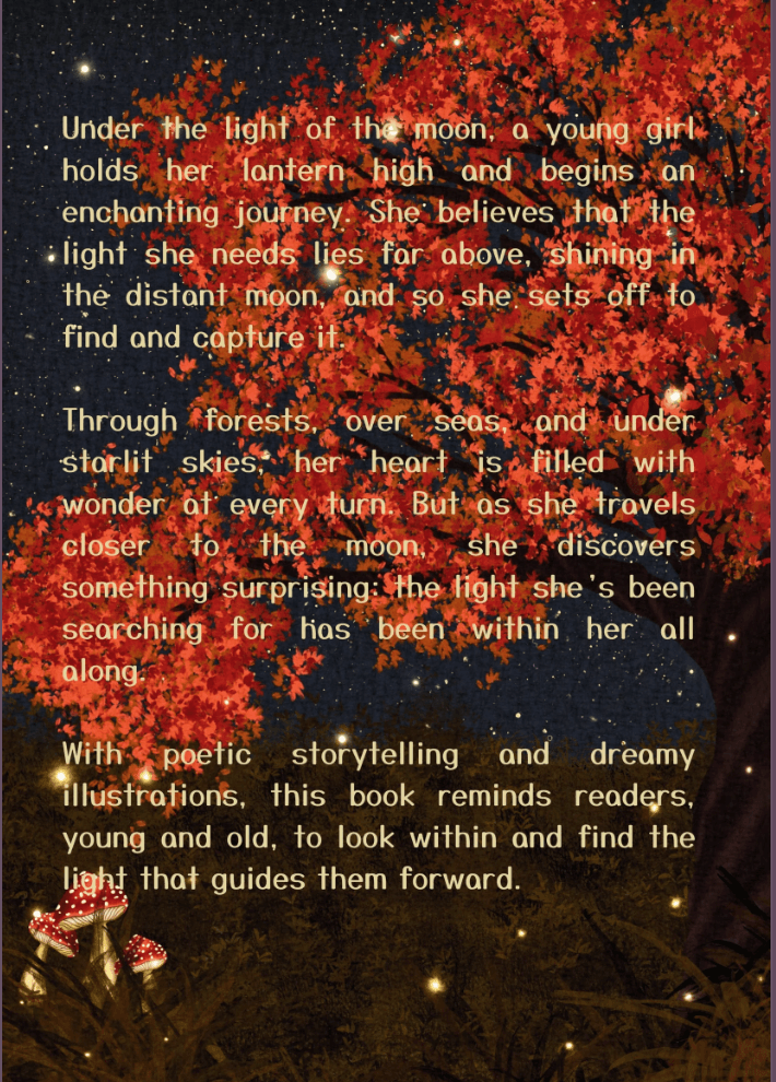 The Girl and the Moon (Children's Book) 2