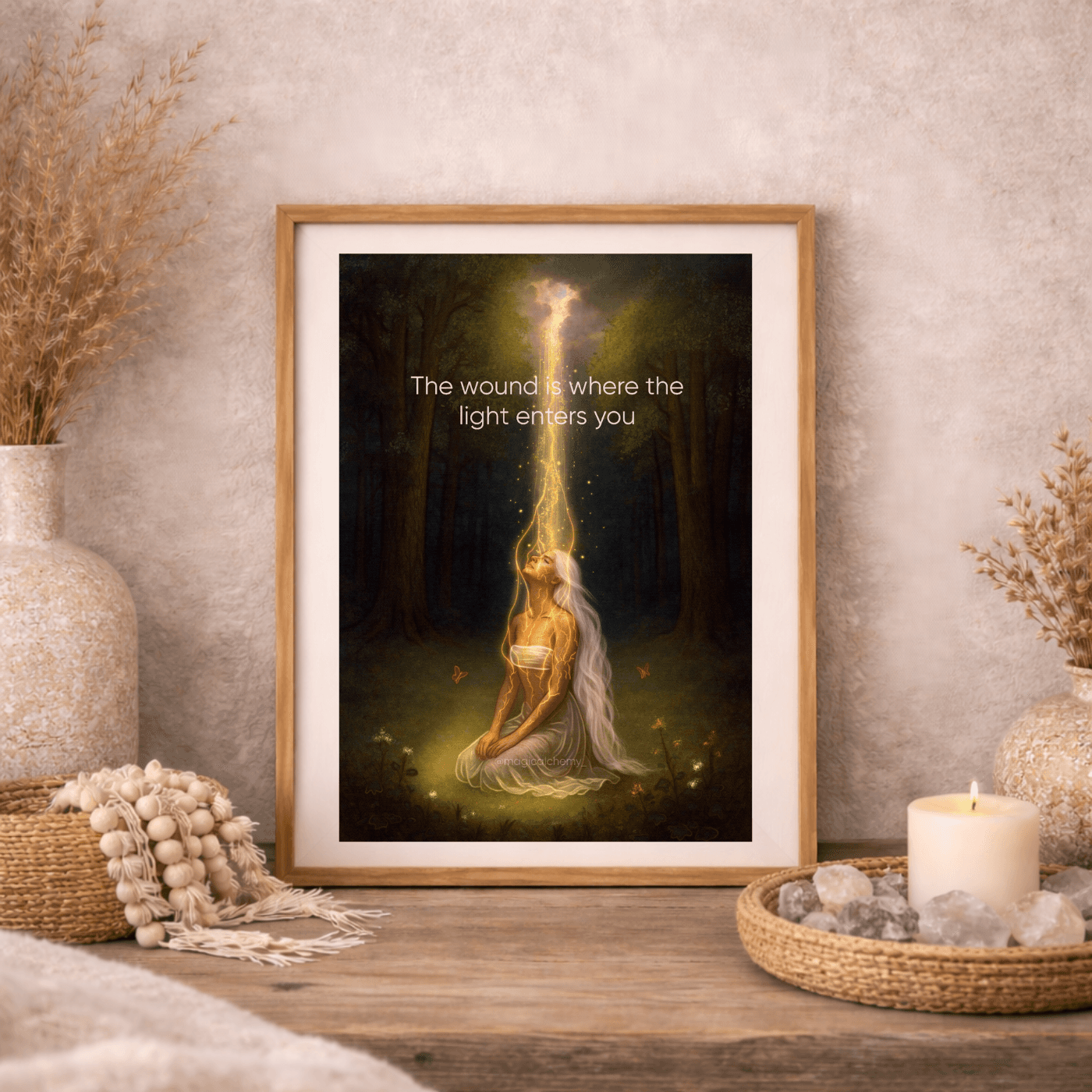 The Wound is Where the Light Enters